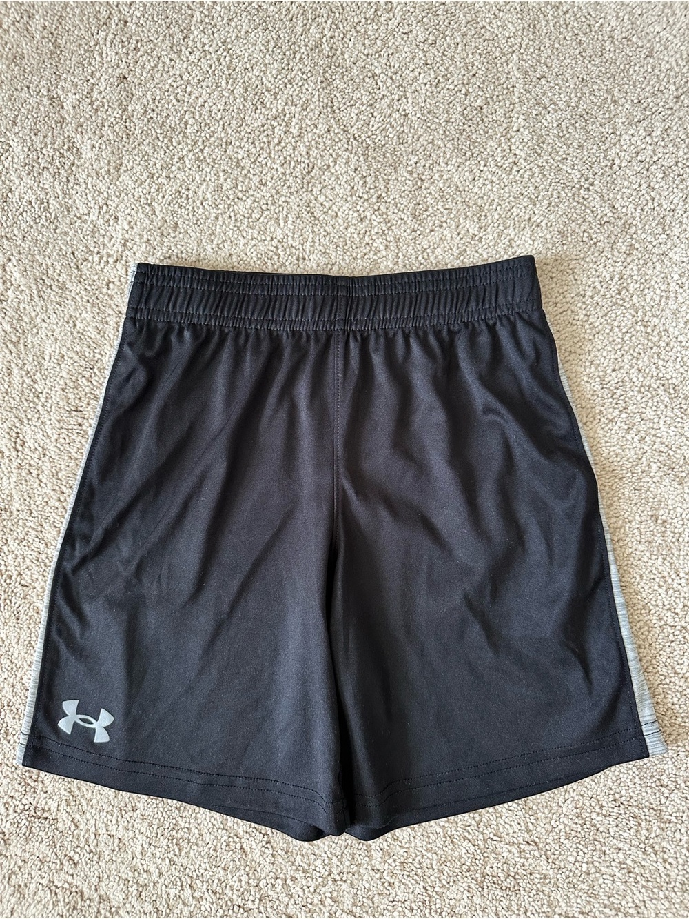 Kids Boys Under Armour Basketball Shorts Size 7 Black